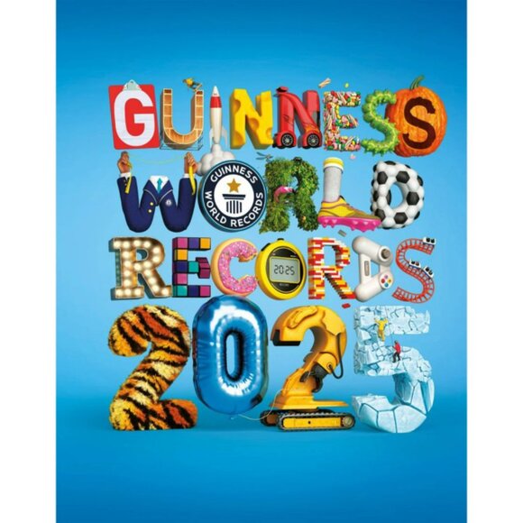 Guinness Book of World Records 2025 Hardcover Book - Picture 1 of 4